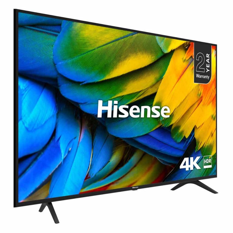 Hisense 43 Inch 4k Uhd Hdr Smart Tv With Freeview Play Energy Class A