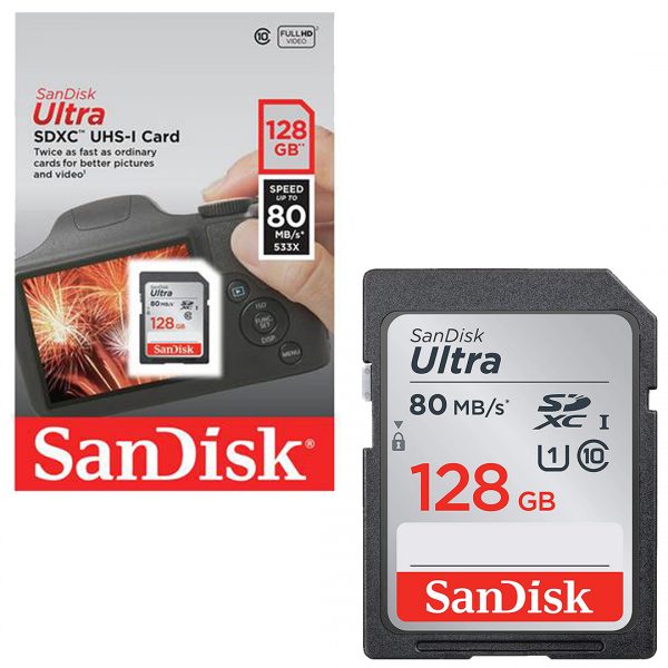 microSD card - 128Go CLASS 10, UHS 1, SDXC